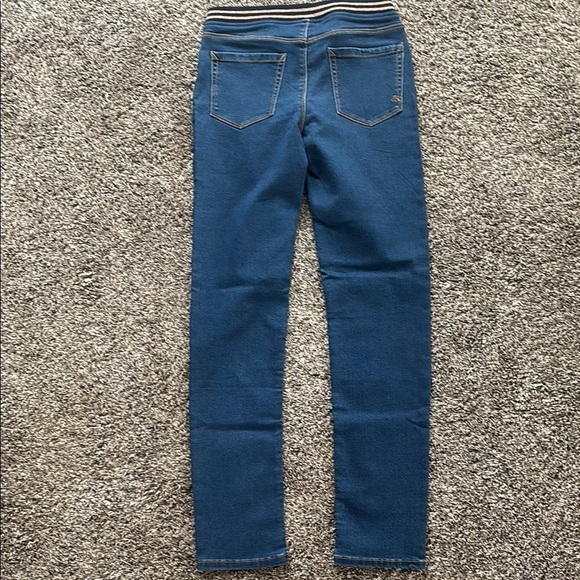 Jordan's Jeans Girls Size 14 Distressed Jeans with Elastic Waist - Picture 9 of 9